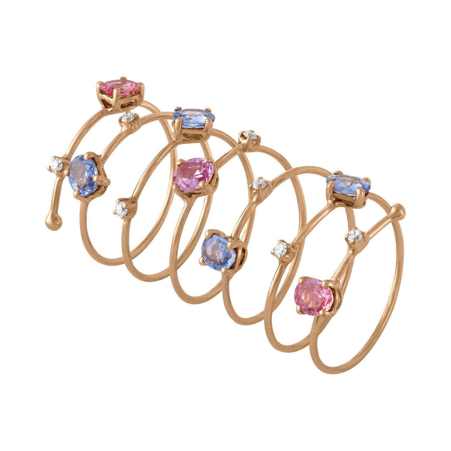 Vincents Fine Jewelry | Jane Kaye | Sapphire Slinky Ring