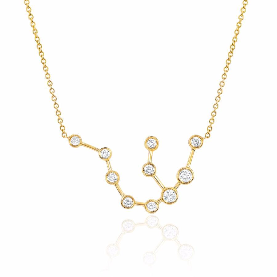 Aquarius Diamond Constellation Necklace