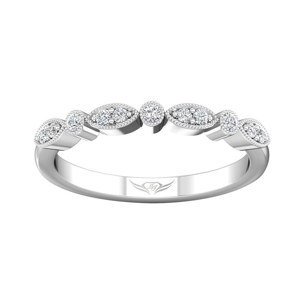 Vincents Fine Jewelry | Martin Flyer | Bead Set Micropave Wedding Band