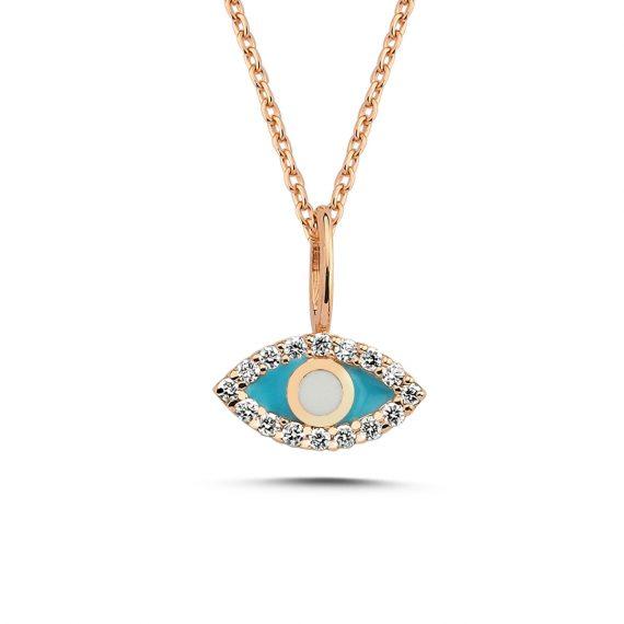 Vincents Fine Jewelry | Enamel Evil Eye Pendant | Own Your Story
