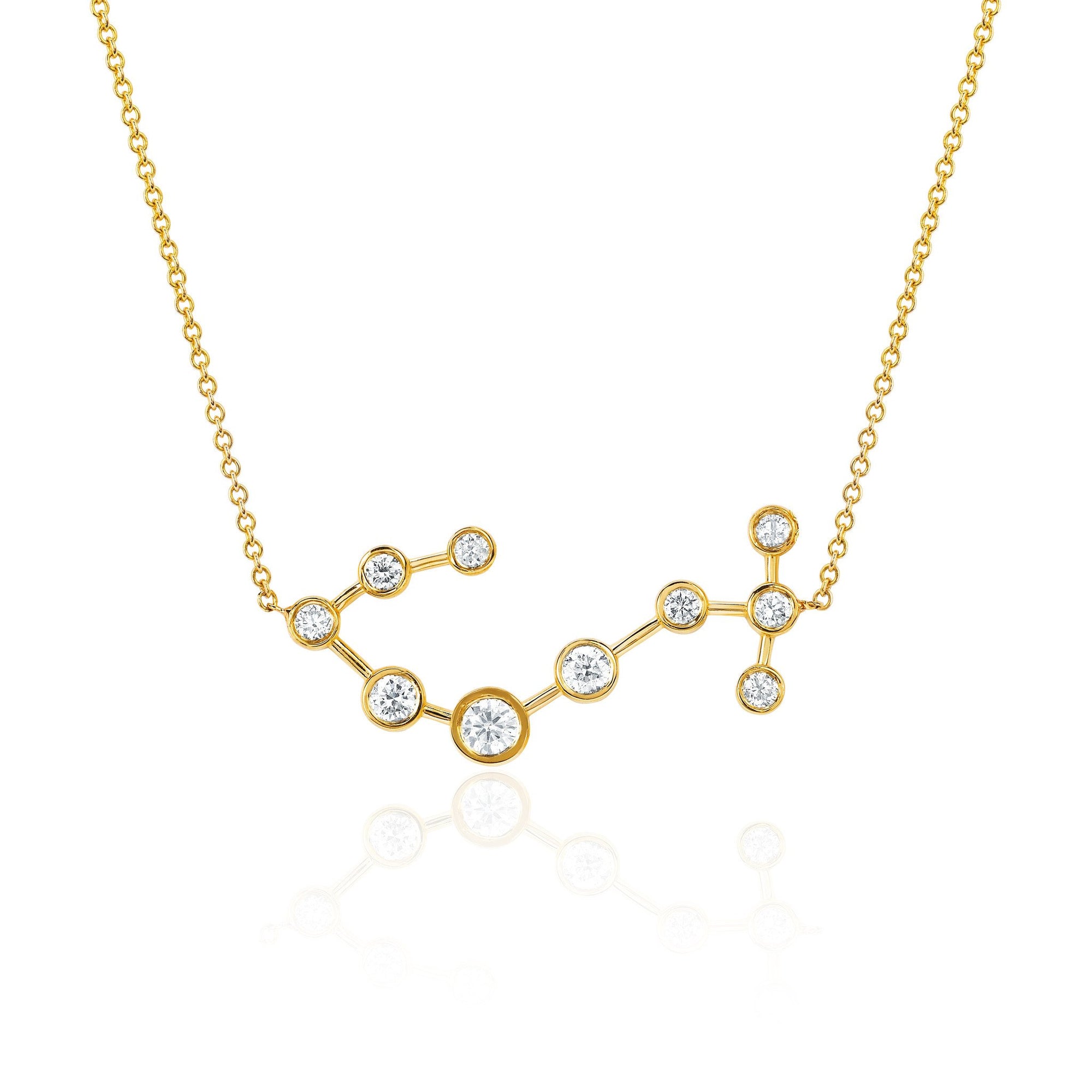 Scorpio Diamond Constellation Necklace