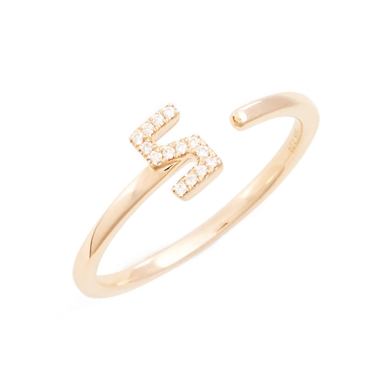 Vincents Fine Jewelry | Dana Rebecca | Single Initial Ring