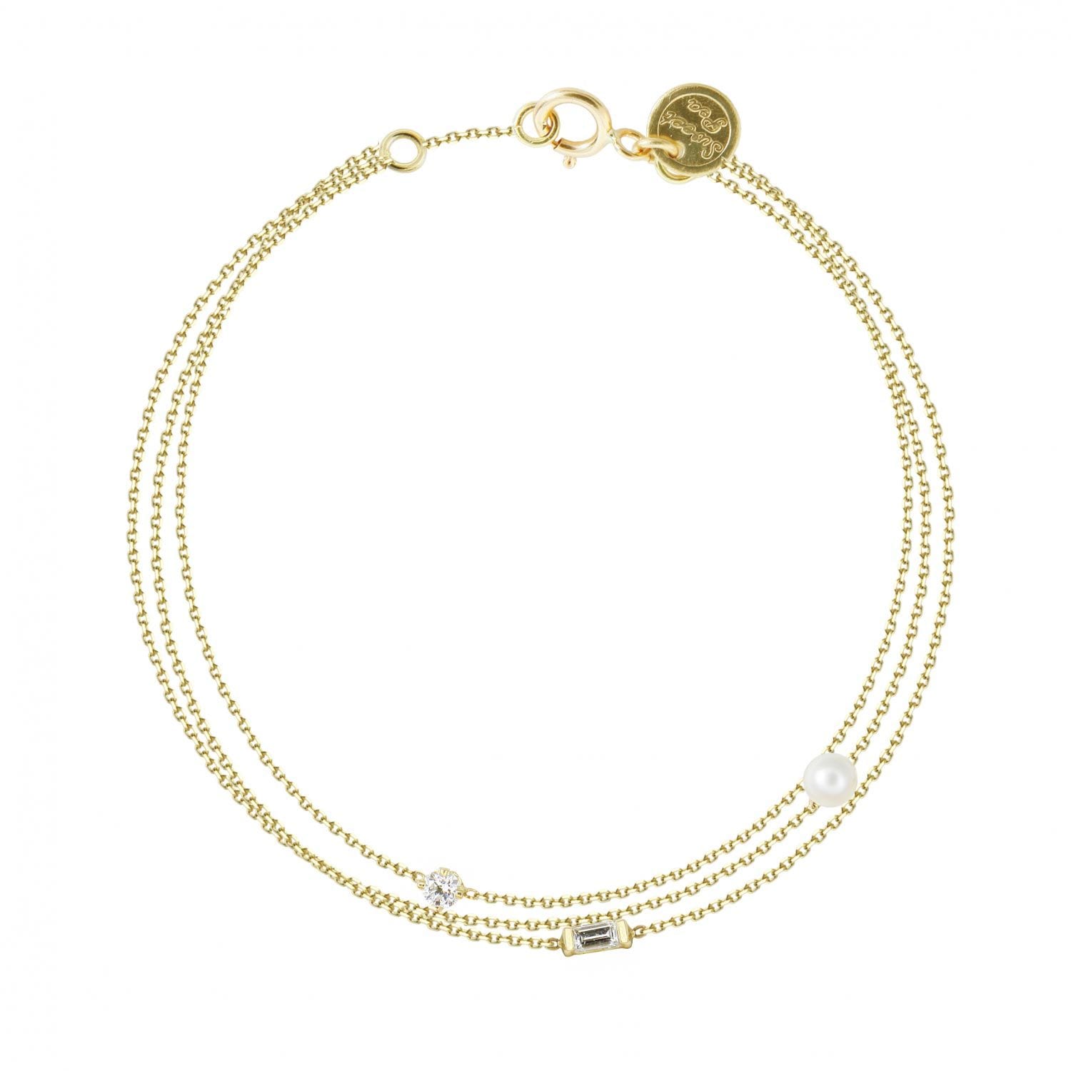 Vincents Fine Jewelry | Sweet Pea | 3 Strand Chain Bracelet