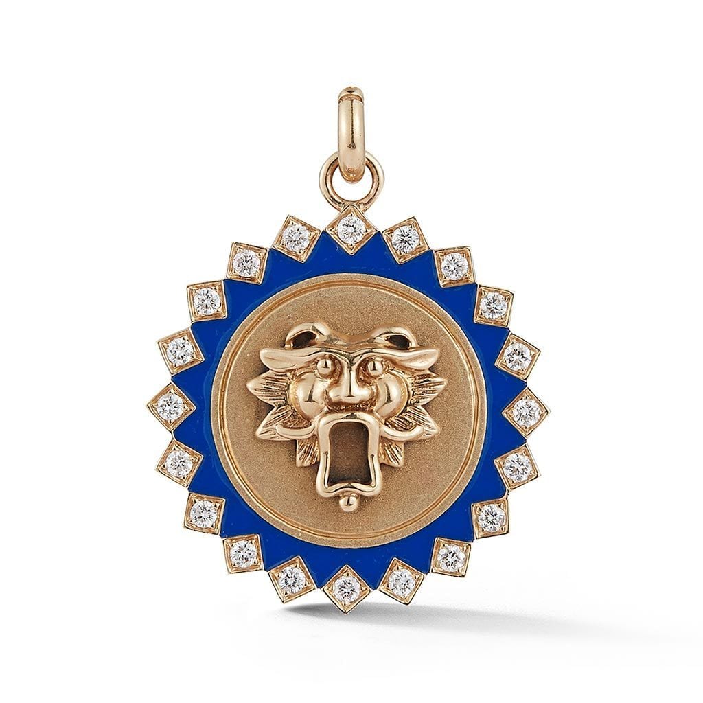 Vincents Fine Jewelry | Storrow Jewelry | Blue Guardian Lion Medallion