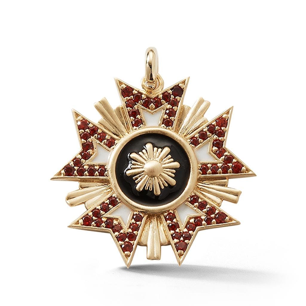 Vincents Fine Jewelry | Storrow Jewelry | Red Military Emblem Charm