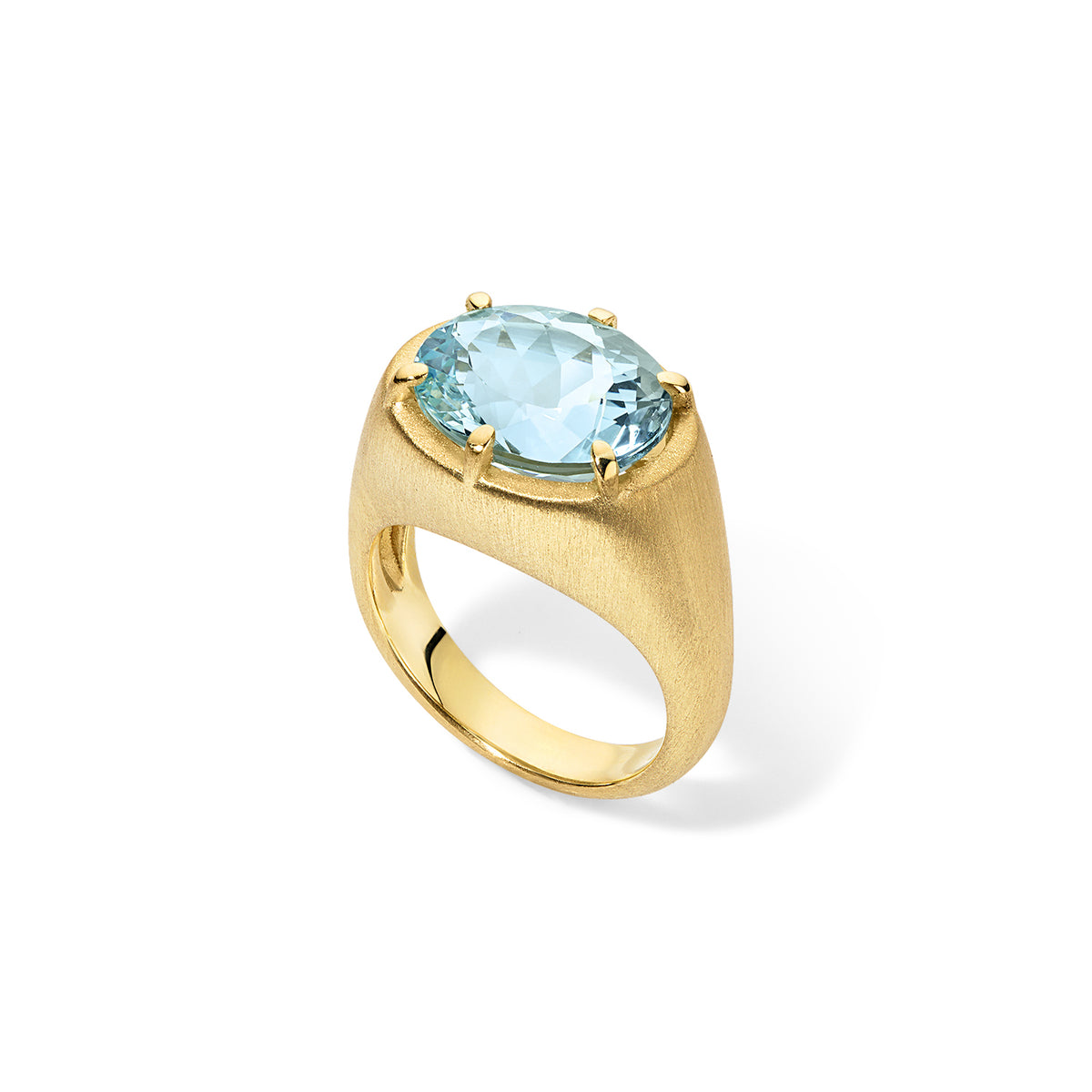 Aquamarine Beacon Ring