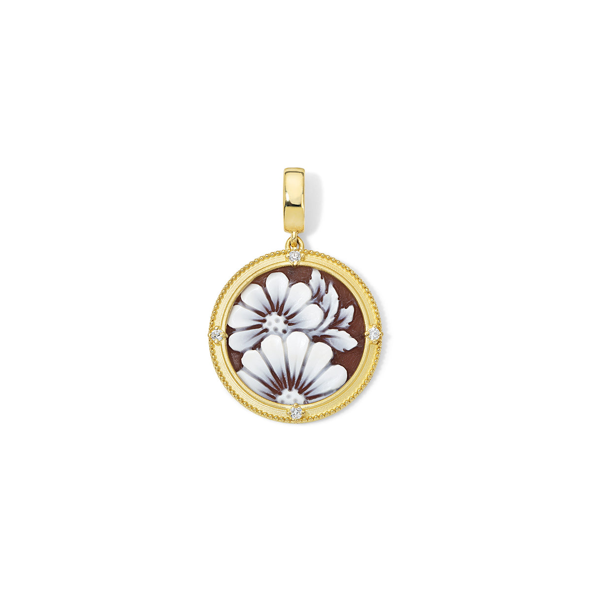 Floral Shell Pendant (One-of-a-kind)