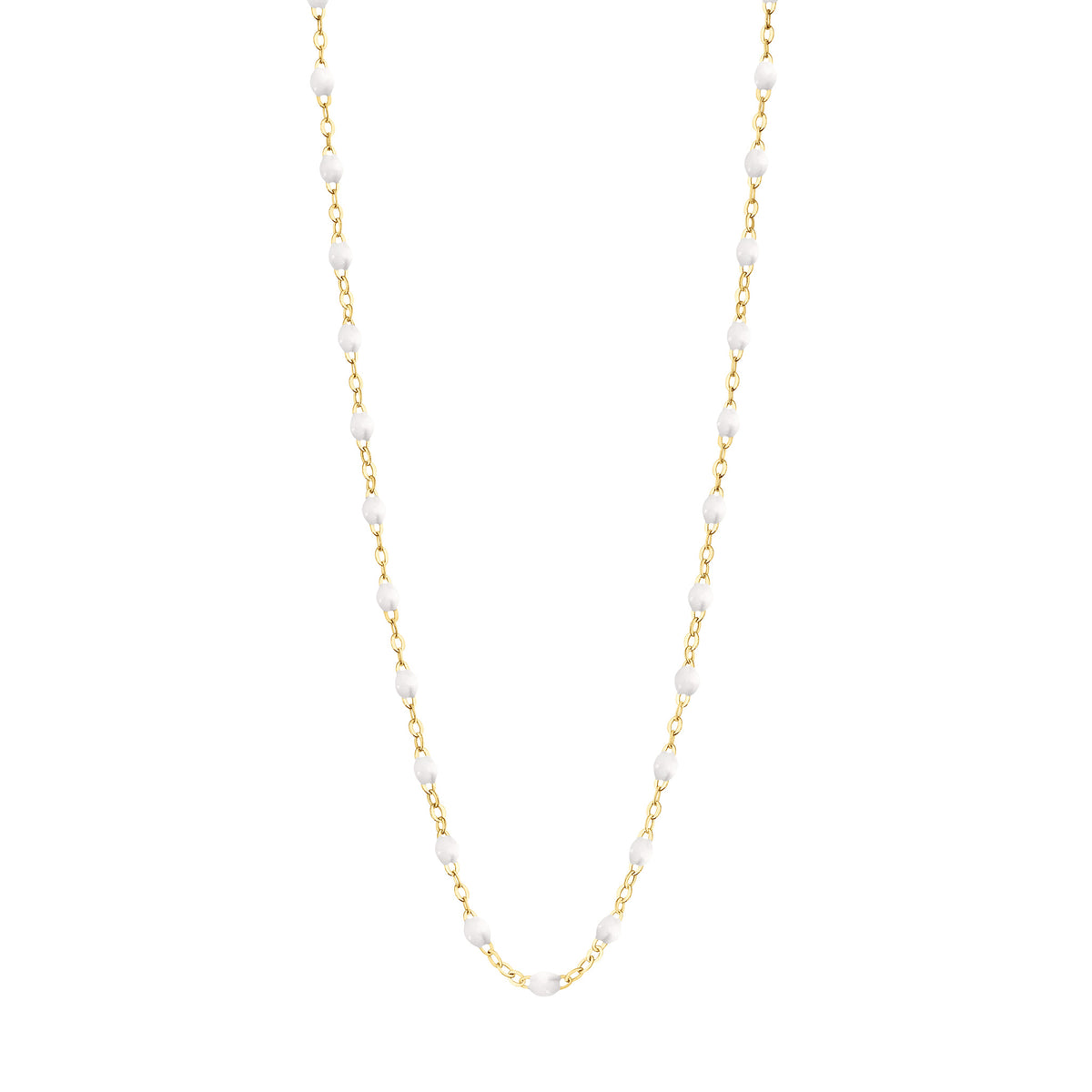 Classic Gigi Necklace - White 16.5&quot;