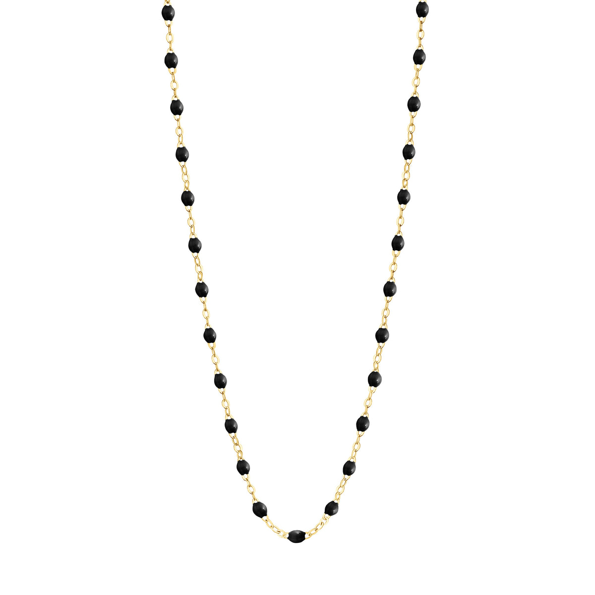 Classic Gigi Necklace - Black 17.7&quot;