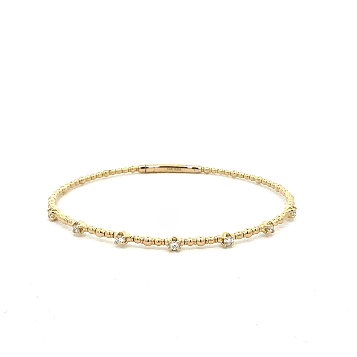 Bezel Set Flexy Diamond Bracelet