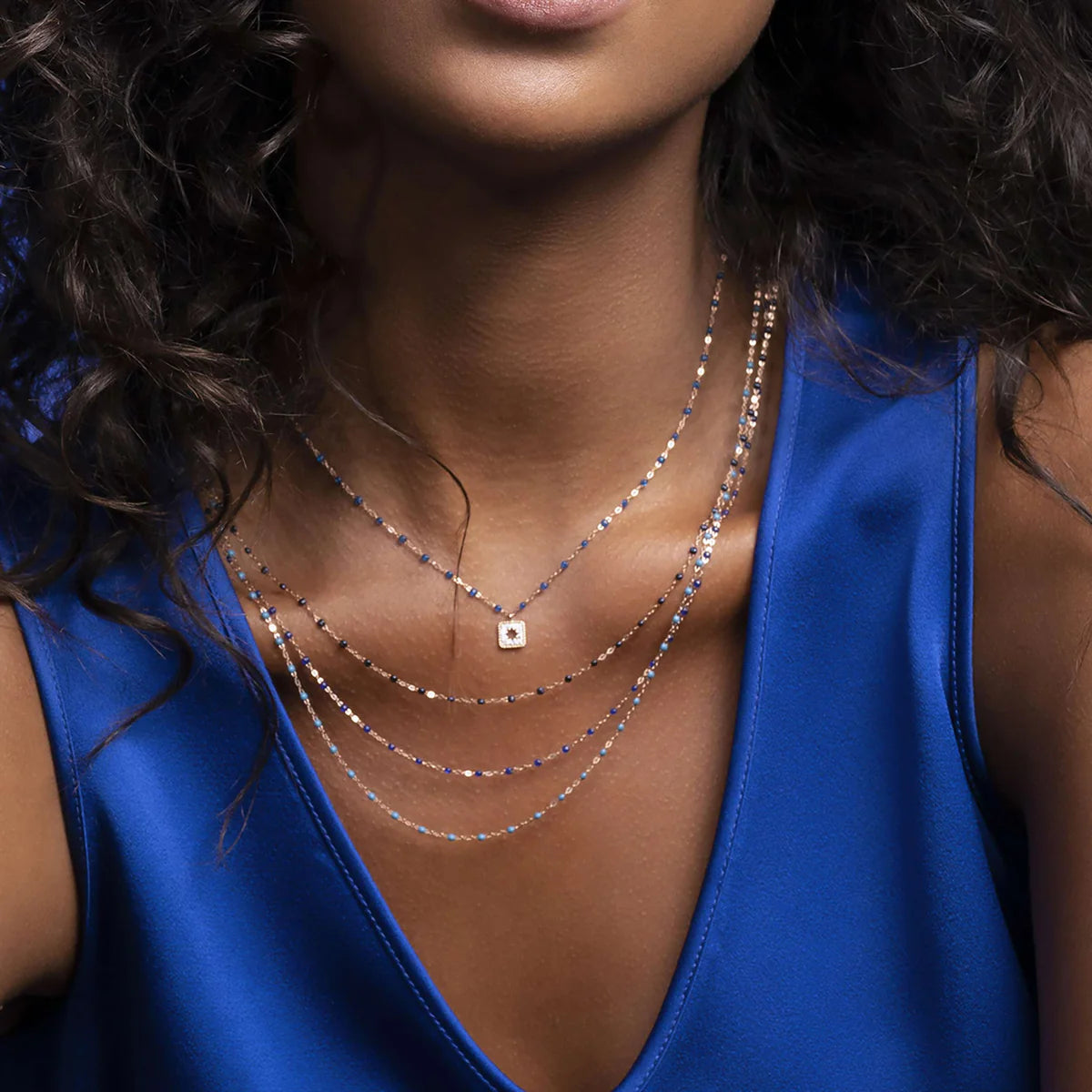 Classic Gigi Necklace - Opal 16.5&quot;