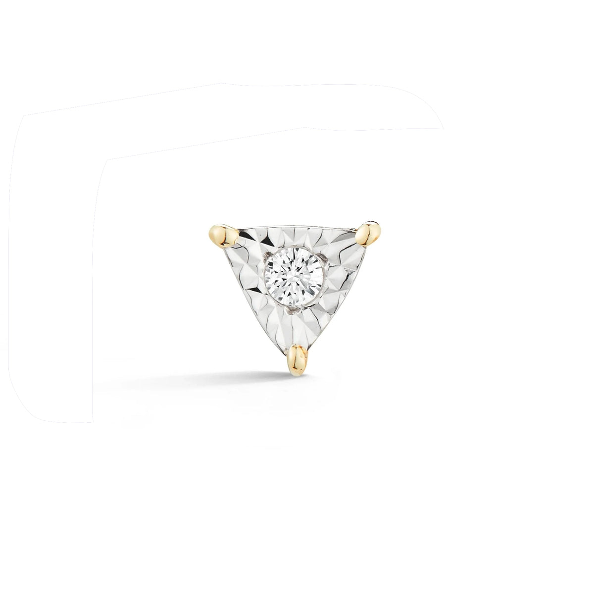 Emily Sarah Mini Triangles Single Stud