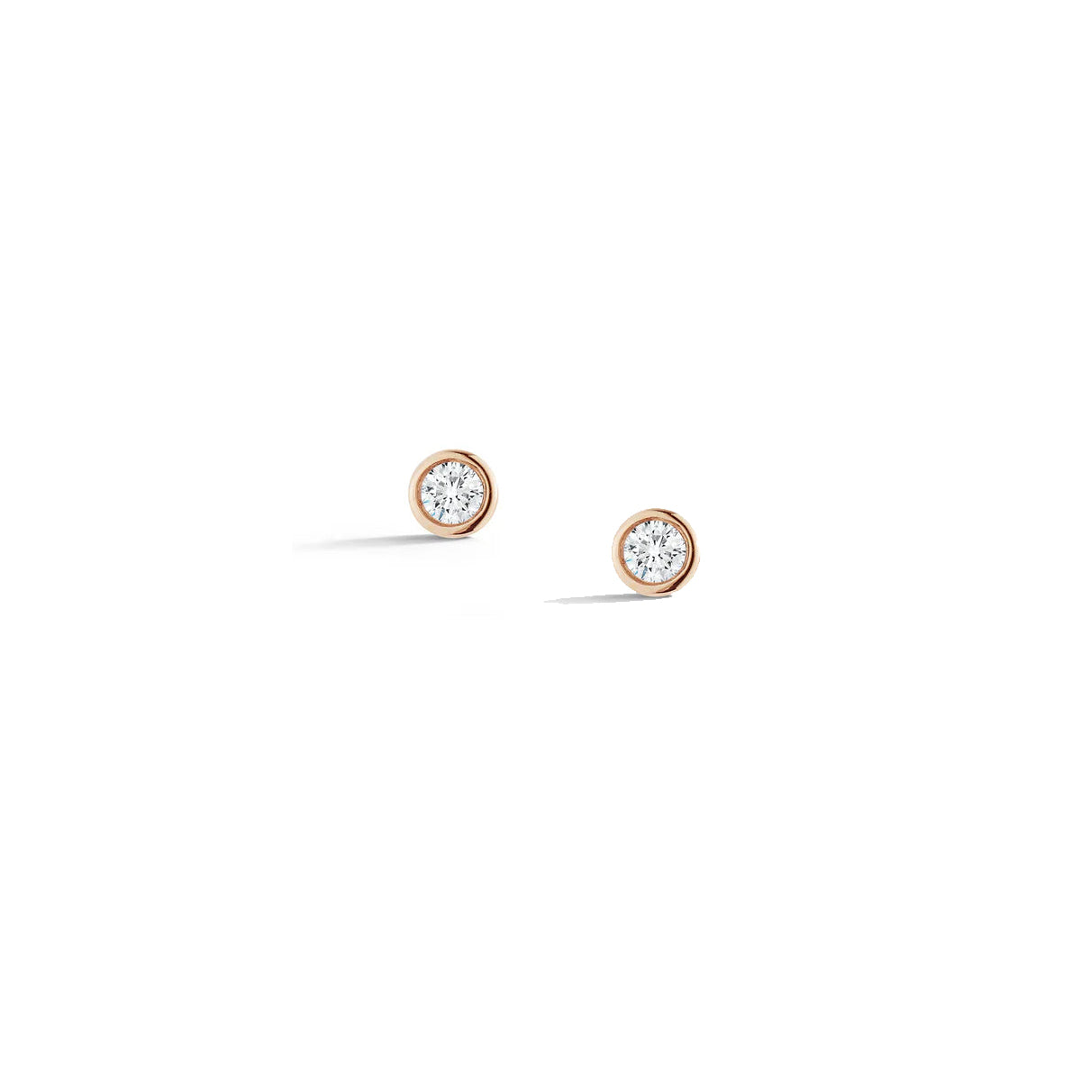 Lulu Jack Bezel Diamond Studs