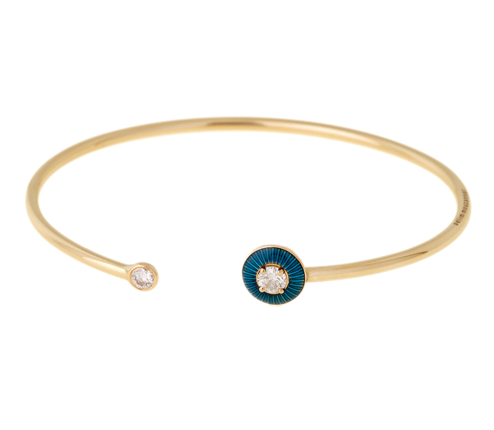 Mina Blue Bracelet - Diamonds
