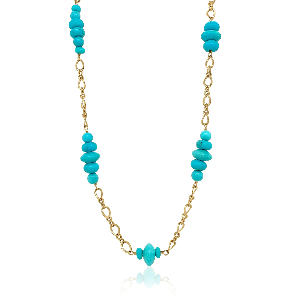 TURQUOISE BEADED CHAIN