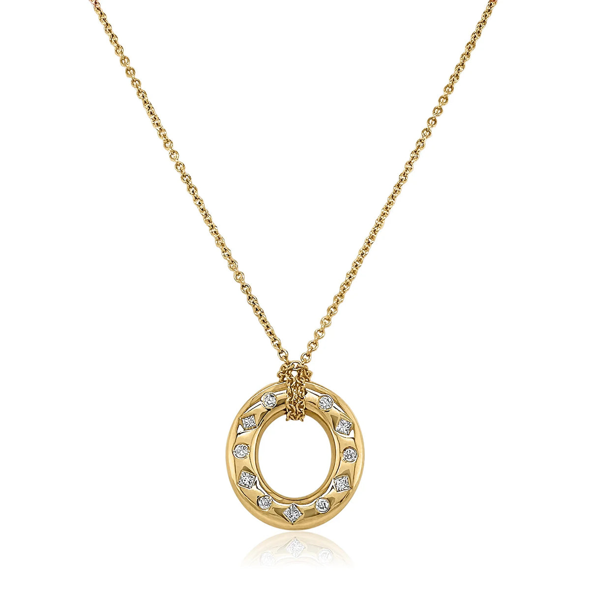 Small Oval Disc - Diamond