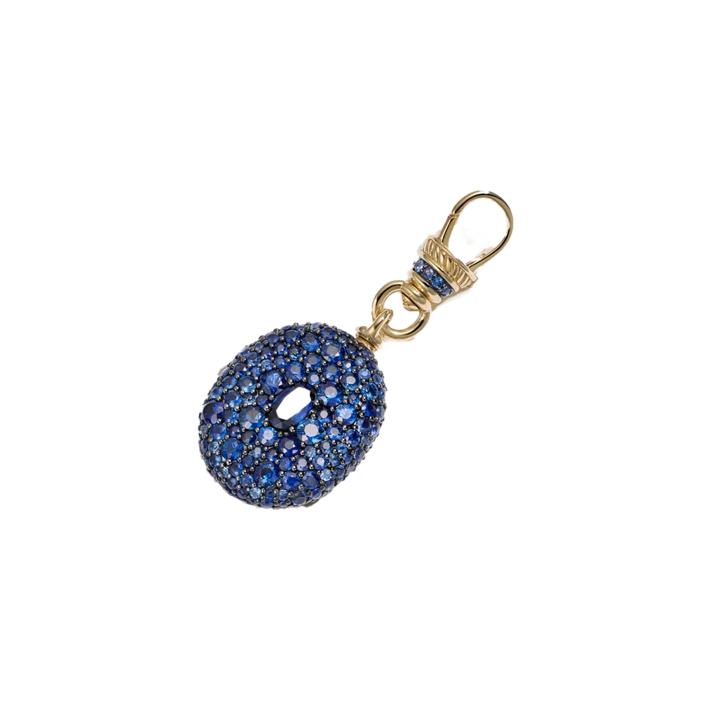 Sapphire Oval Pocket Watch Pendant