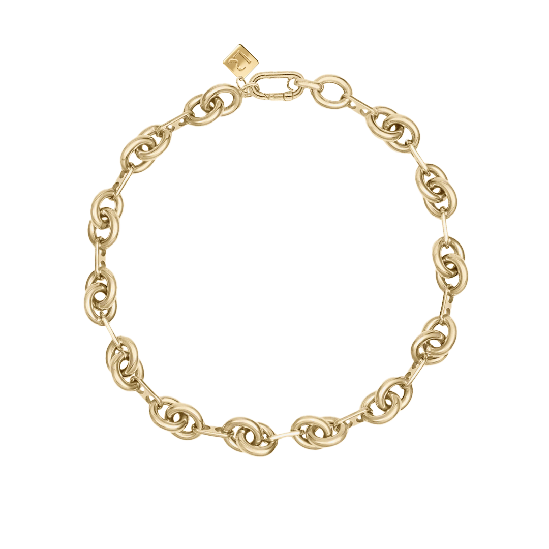 ETTORE - 14K Yellow Gold Medium Links Necklace