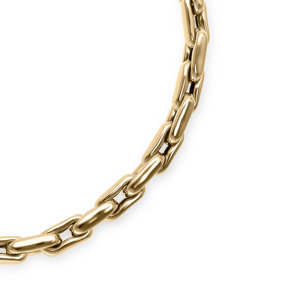 LAUREN - 14K Yellow Gold Small Links Necklace