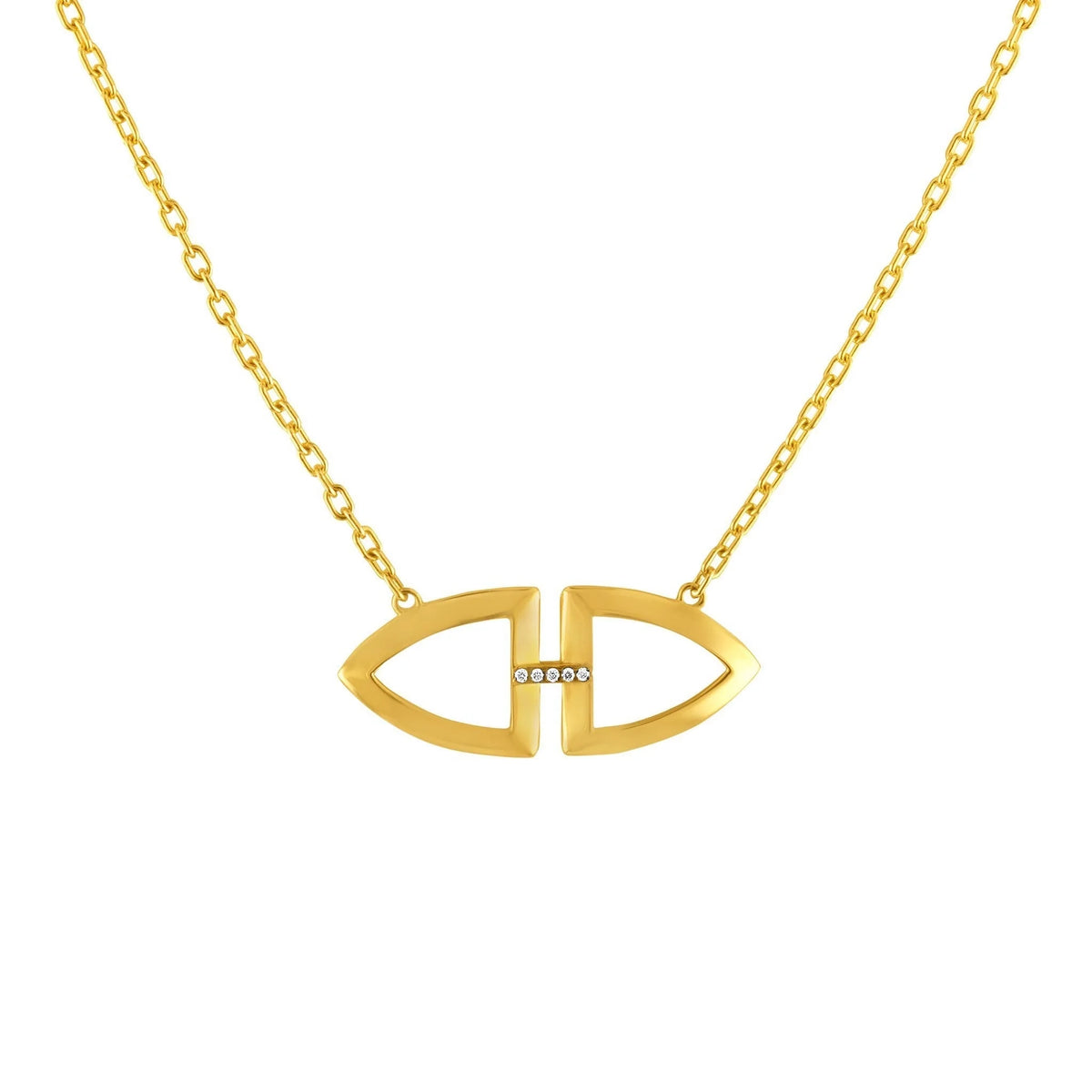 Arch Mini Pendant Necklace