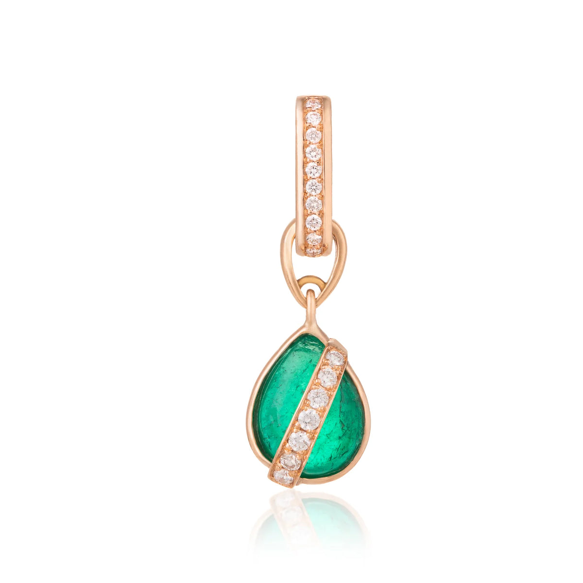 Liberté Charm Cabochon Emerald