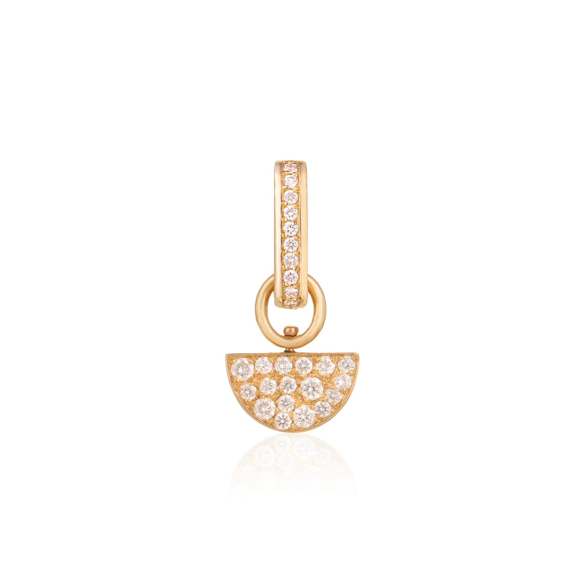Liberté Half Moon Charm All White