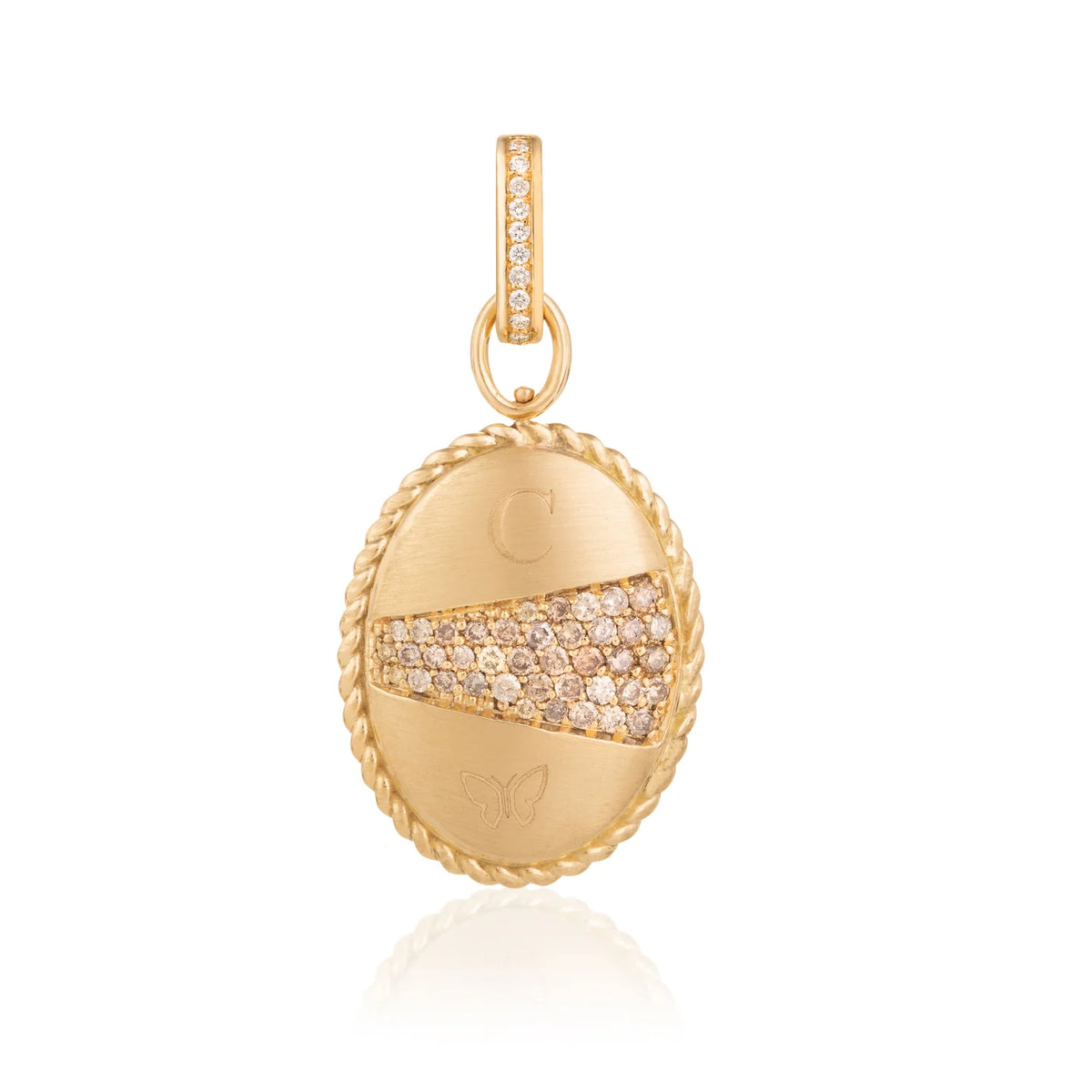 Liberté Large Rope Charm Brown