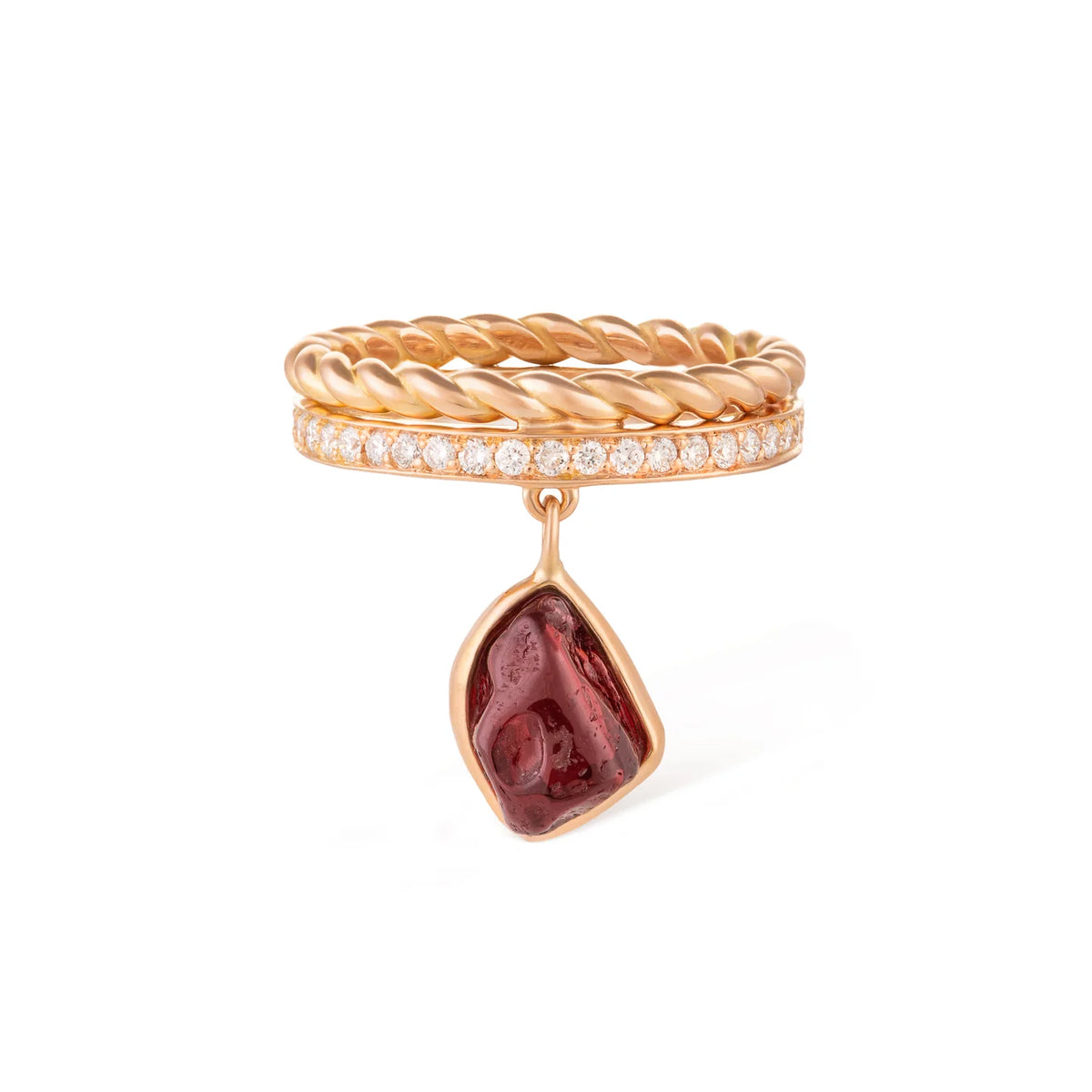 Liberté Torsade Ring Red