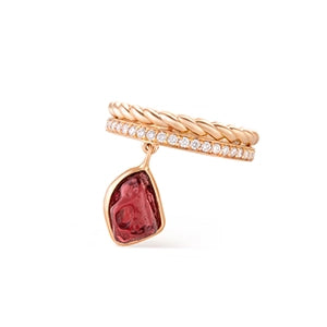 Liberté Torsade Ring Red