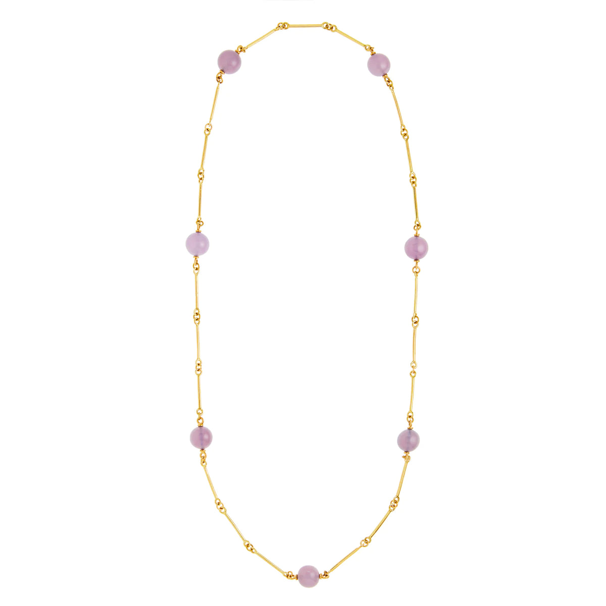 31&quot; Signature Stoned Chain with Purple Chalcedony