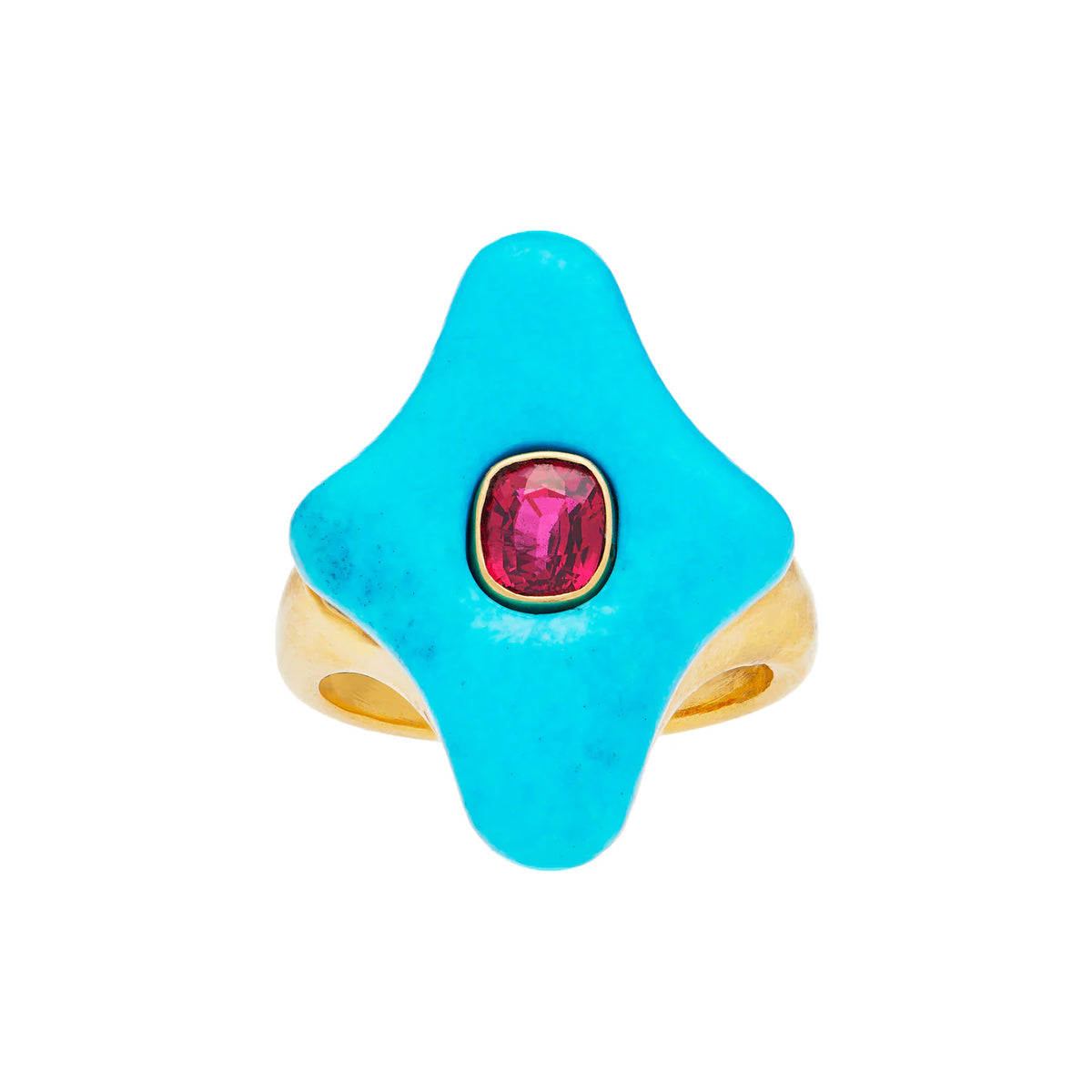 Madison Ruby &amp; Turquoise Ring
