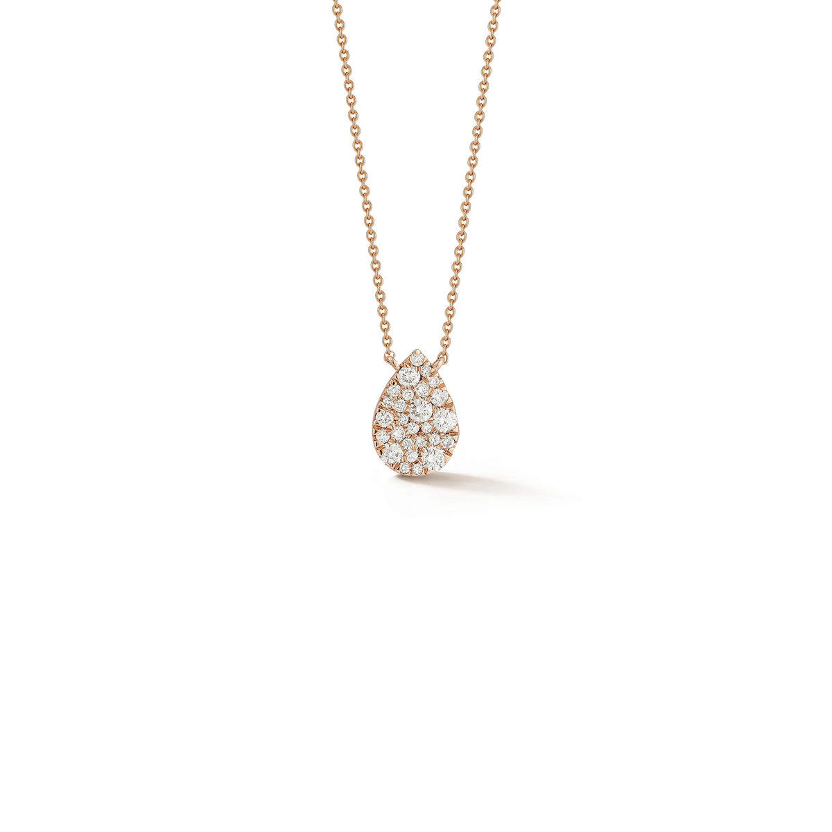 Samantha Lynn Large Diamond Teardrop Necklace