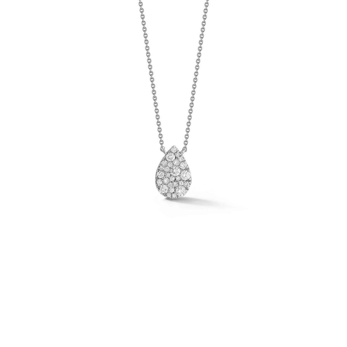 Samantha Lynn Large Diamond Teardrop Necklace