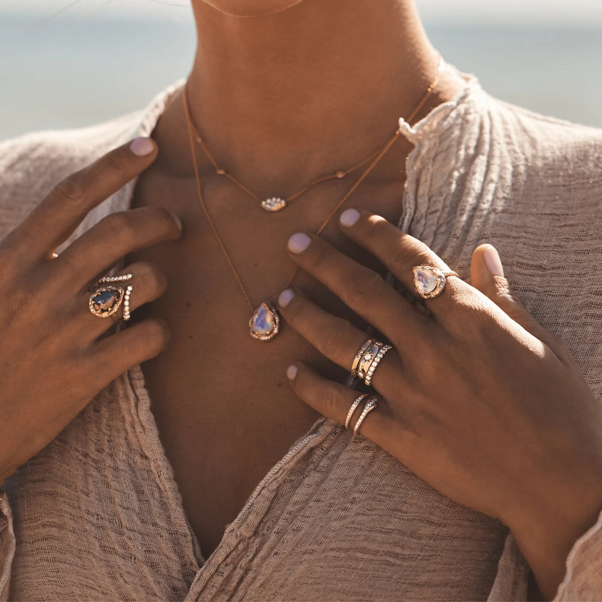 Diamond Kundalini Coil Ring