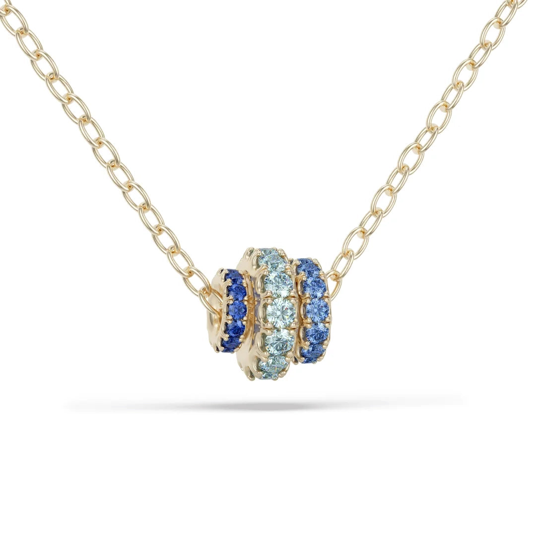 Vesta YG Bleu Necklace
