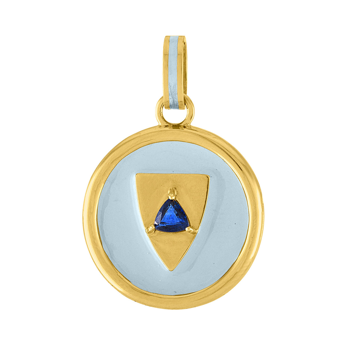 Enamel Double Baquette Necklace