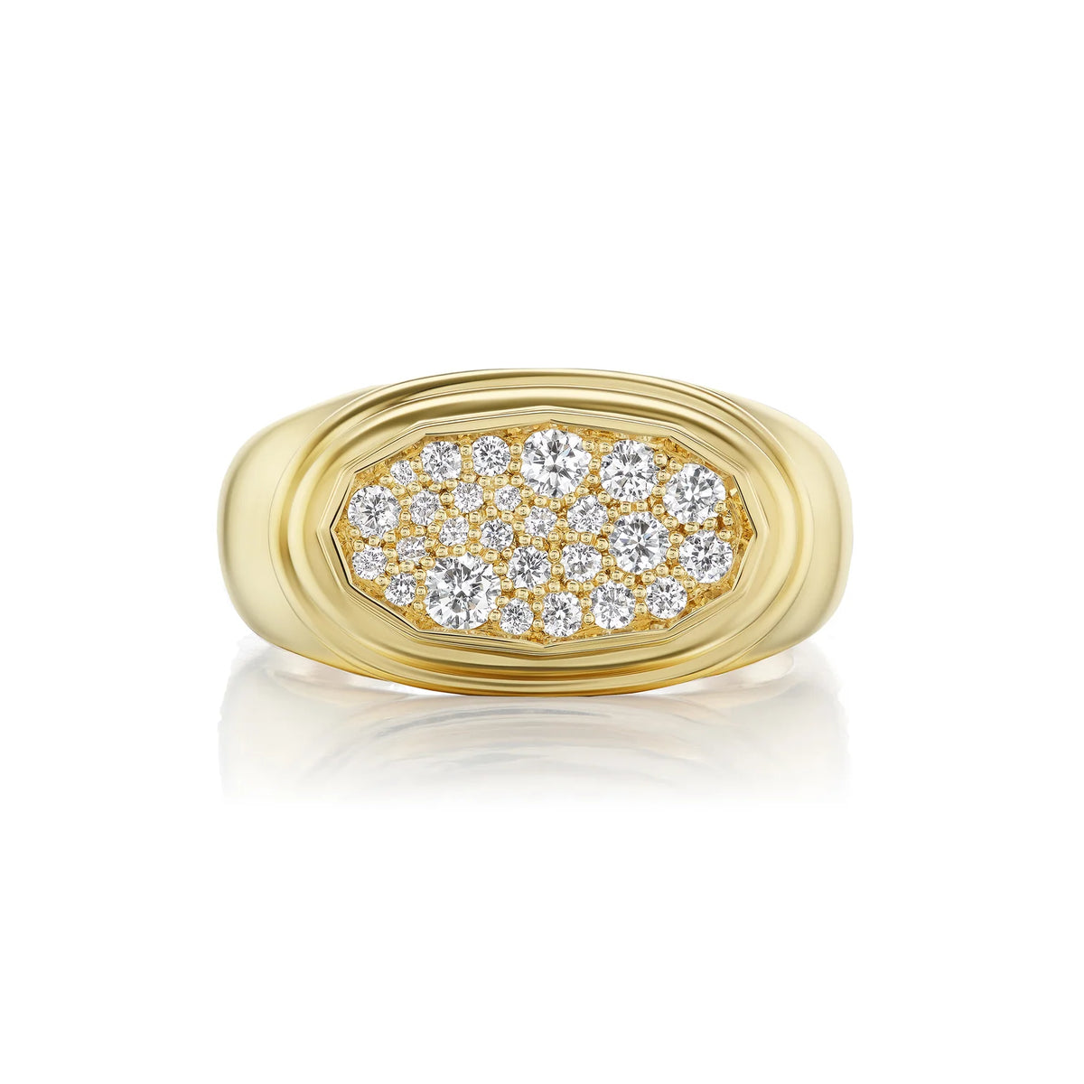 Eleven Pavé Pinky Ring