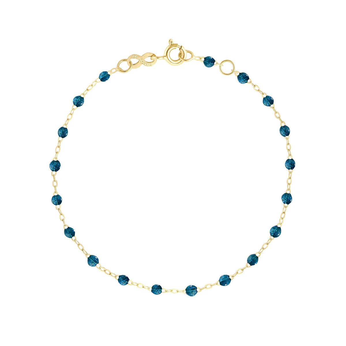 Classic Gigi Jungle bracelet, Yellow Gold, 6.7&quot;