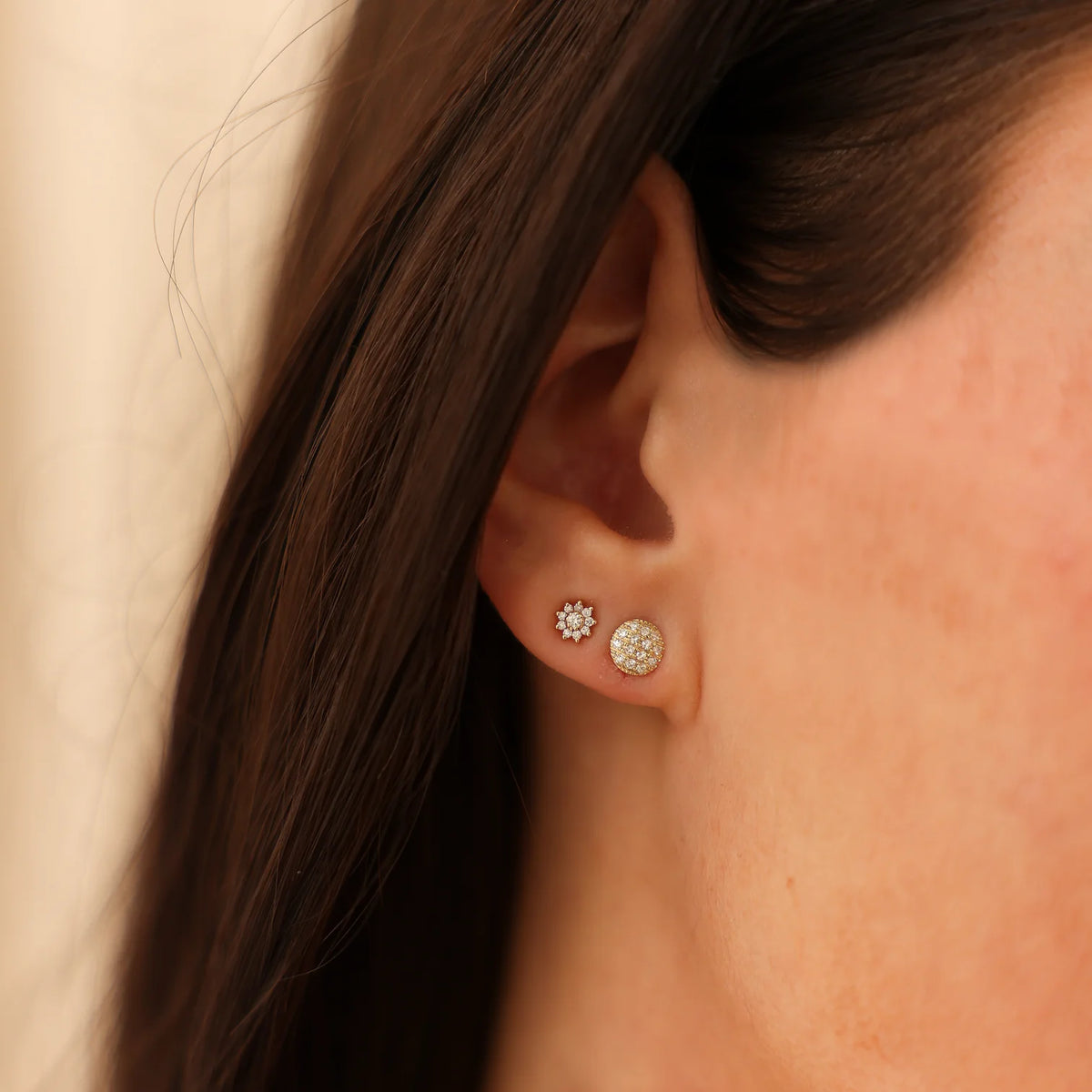 Jennifer Yamina Pointed Flower Studs