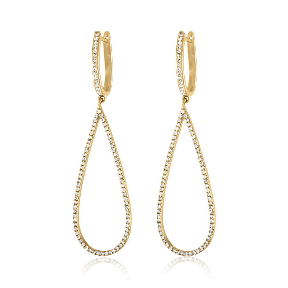 Vincents Fine Jewelry | Jane Kaye | Open Drop Pear Earrings