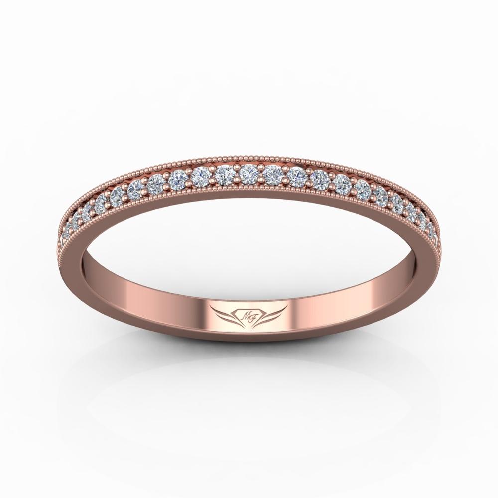 Vincents Fine Jewelry | Martin Flyer | Bead Set Micropave Bead Set Matching Wedding Band