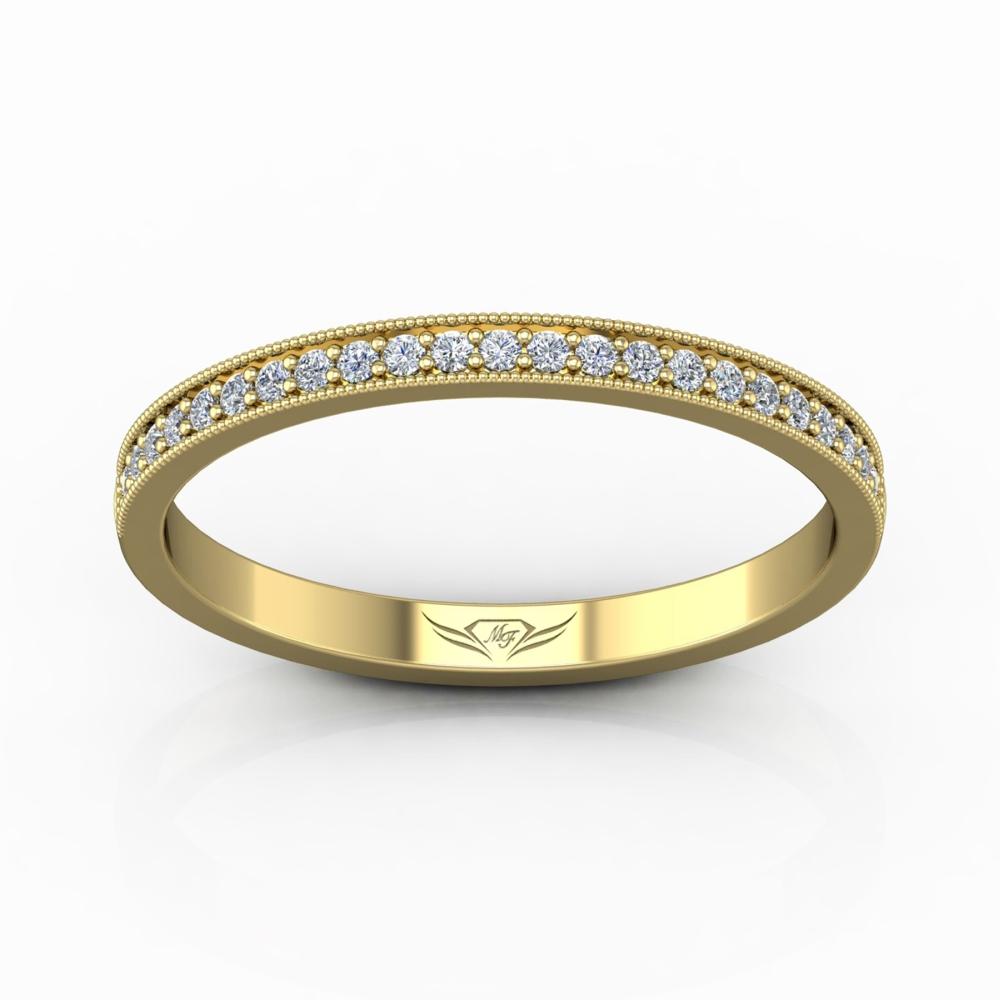 Vincents Fine Jewelry | Martin Flyer | Bead Set Micropave Bead Set Matching Wedding Band