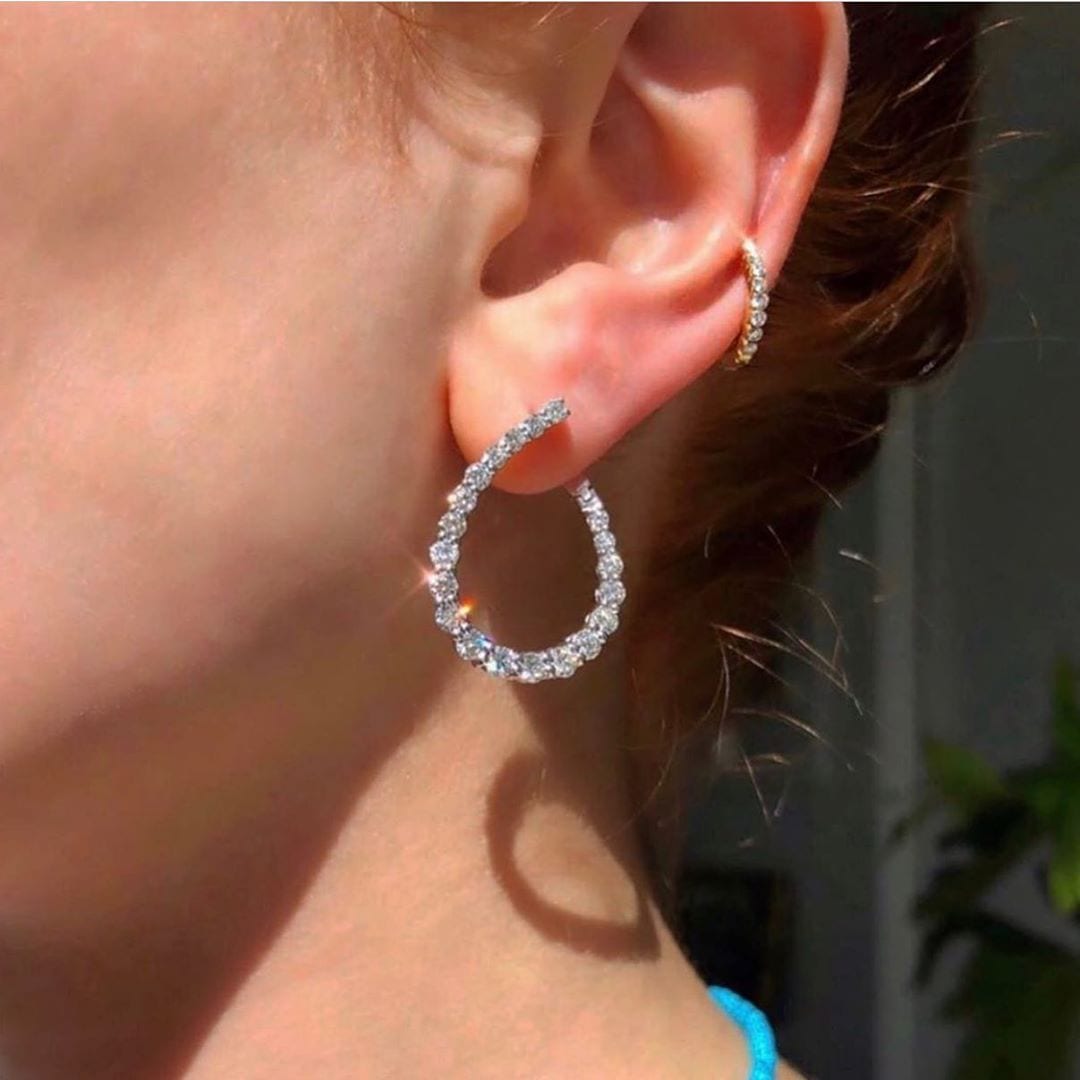 Vincents Fine Jewelry | Jane Kaye | Illusion Loop Earrings