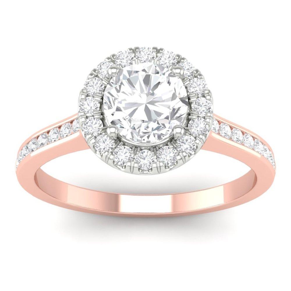Vincents Fine Jewelry | Martin Flyer | Channel Halo Engagement Ring