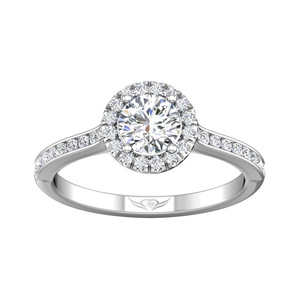 Vincents Fine Jewelry | Martin Flyer | Channel Halo Engagement Ring