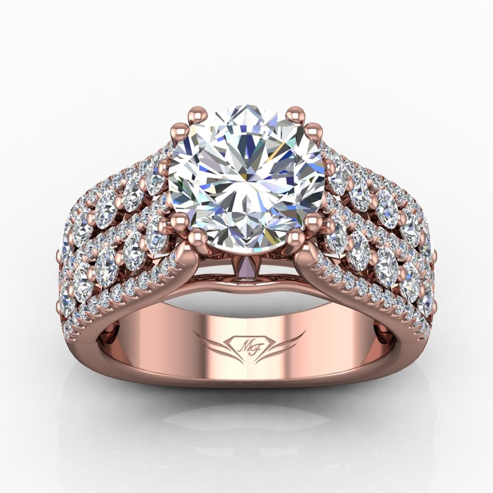 Vincents Fine Jewelry | Martin Flyer | Shared Prong Wide Remount