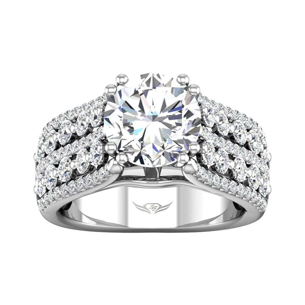 Vincents Fine Jewelry | Martin Flyer | Shared Prong Wide Remount