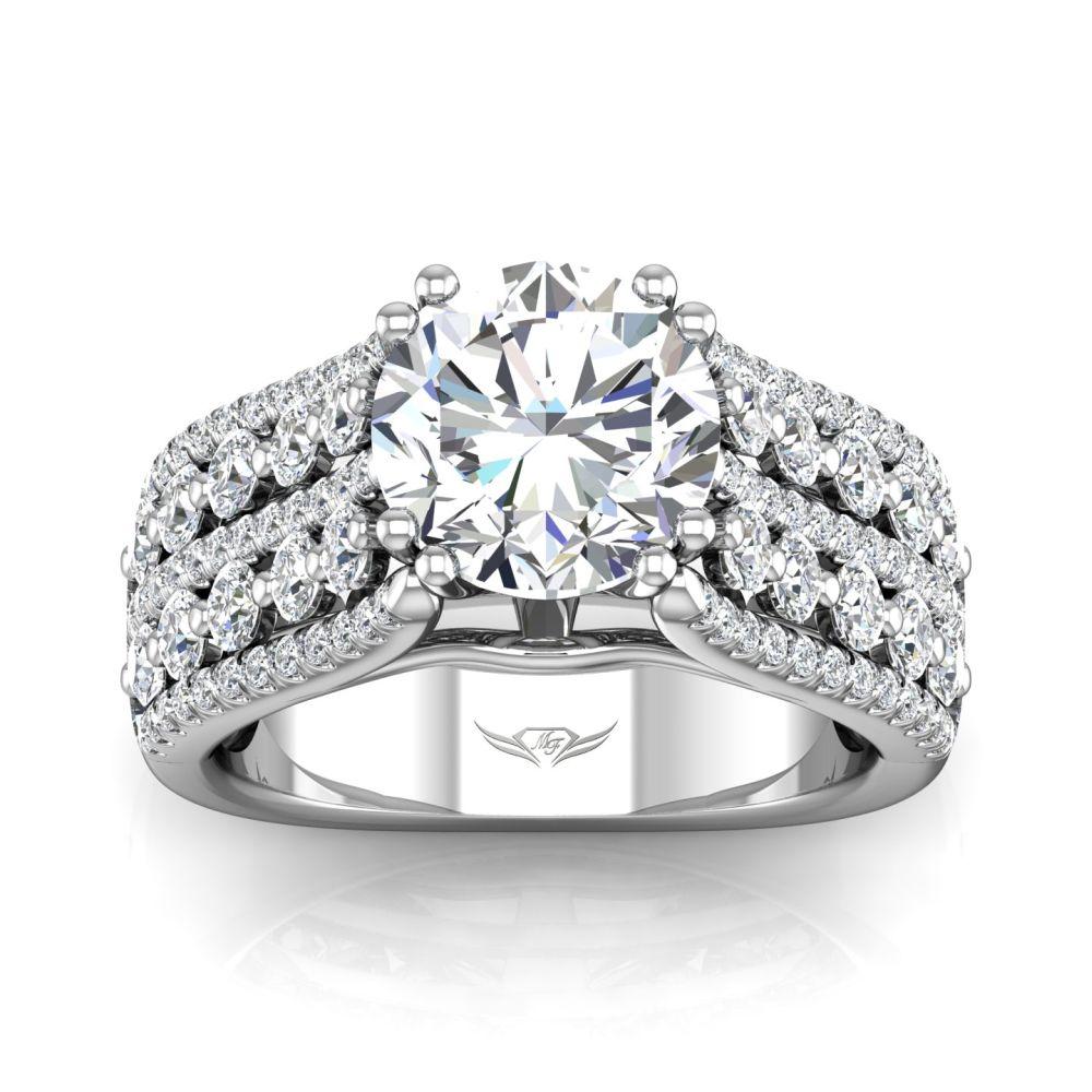 Vincents Fine Jewelry | Martin Flyer | Shared Prong Wide Remount