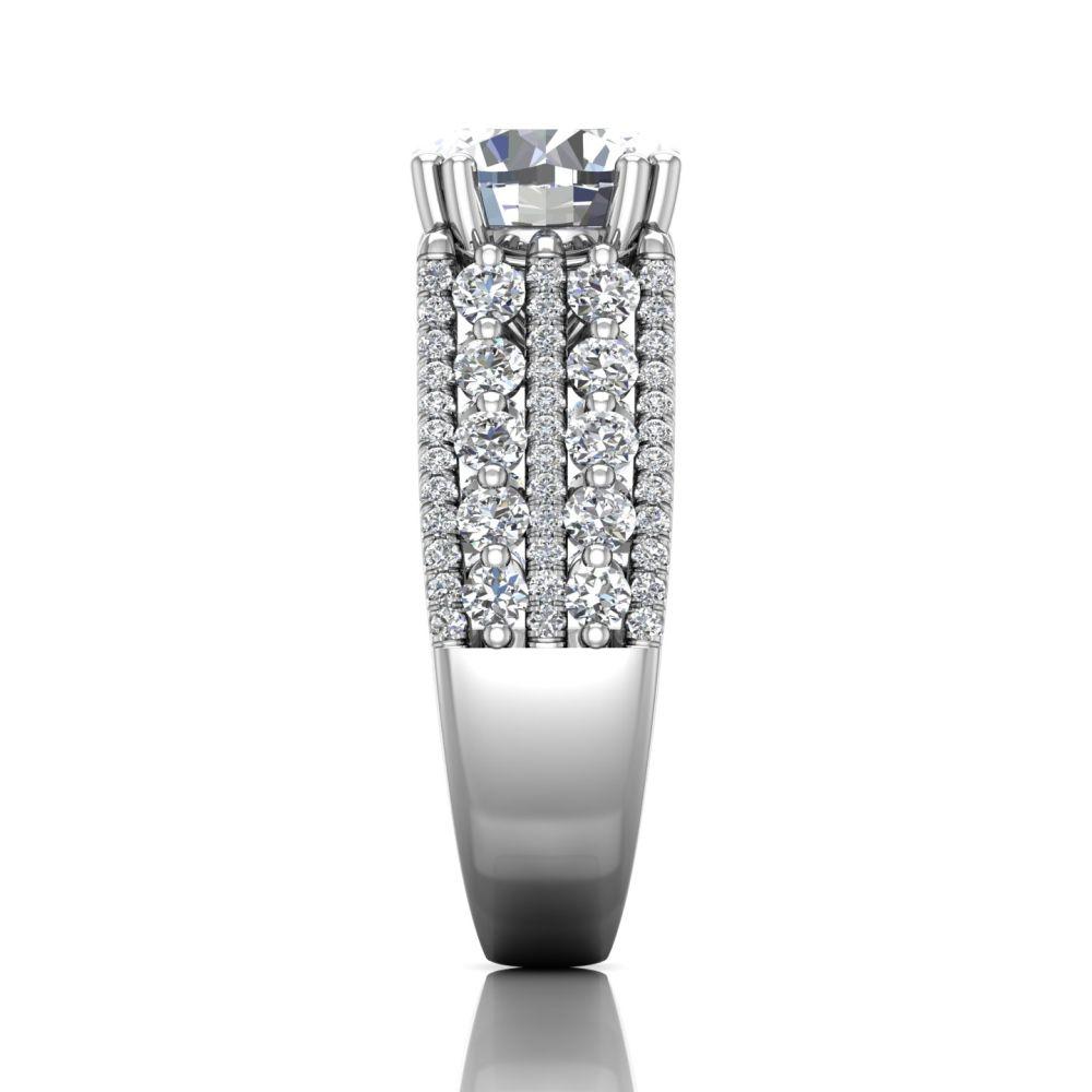 Vincents Fine Jewelry | Martin Flyer | Shared Prong Wide Remount