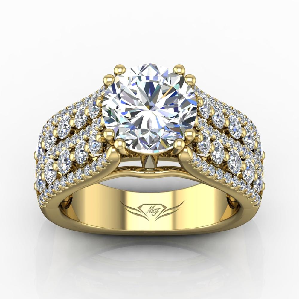 Vincents Fine Jewelry | Martin Flyer | Shared Prong Wide Remount